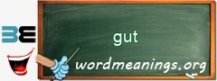 WordMeaning blackboard for gut